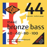 Rotosound Saiten für Akustikbass Bronze Bass 44 - Set 4-saitig Medium 40-100 (RS44LC)