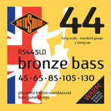 Rotosound Saiten für Akustikbass Bronze Bass 44 - Satz 5-saitig Standard 45-130 (RS445LD)