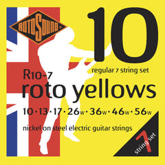 Rotosound Roto Yellows R10-7 Saiten für 7-saitige E-Gitarren 10-56