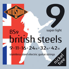 Rotosound British Steels BS9 E-Gitarrensaiten 9-42