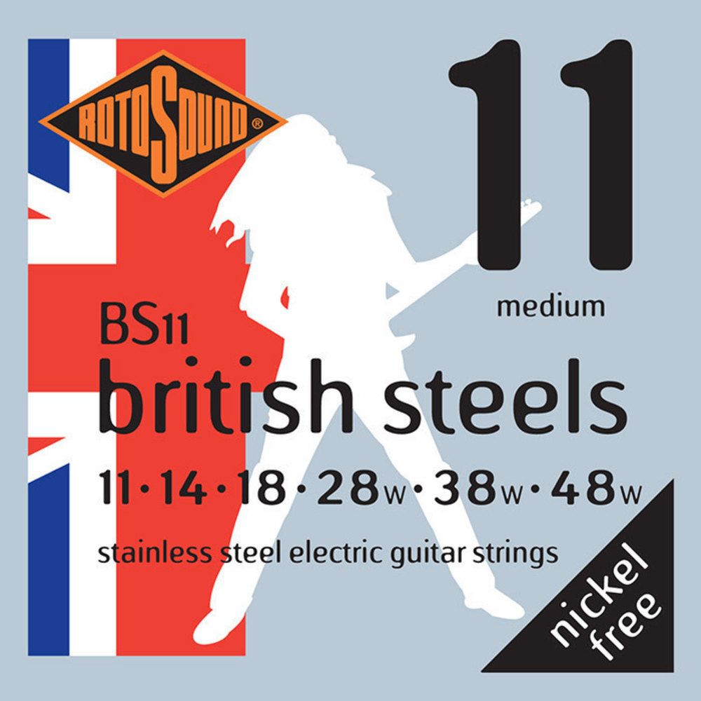 Rotosound British Steels BS11 e-gitarre-Saiten 11-48