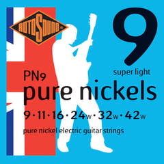 Rotosound Pure Nickels PN9 E-gitarrensaiten 9-42