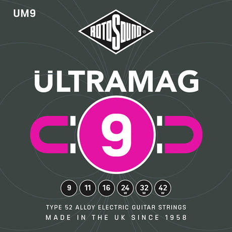 Rotosound Ultramag UM9 Satz für e-gitarre, 6 saiten 9-42