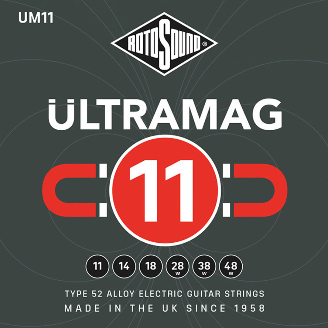 Rotosound Saiten für E-Gitarre Ultramag - Set Medium 11-48 (UM11)