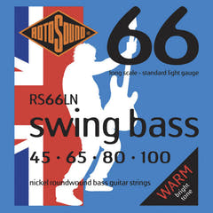 Rotosound E-Bass Saiten Swing Bass 66 - Set 4-saitig Nickel Standard Light 45-100 (RS66LN)