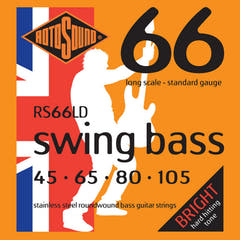 Rotosound E-Bass Saiten Swing Bass 66 - Set 4-saitig Standard 45-105 (RS66LD)