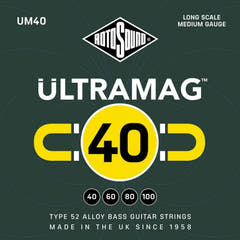 Rotosound E-Bass Saiten Ultramag - Set 4-string Medium 40-100 (UM40)