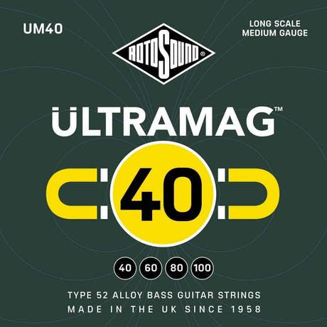 Rotosound E-Bass Saiten Ultramag - Set 4-string Medium 40-100 (UM40)