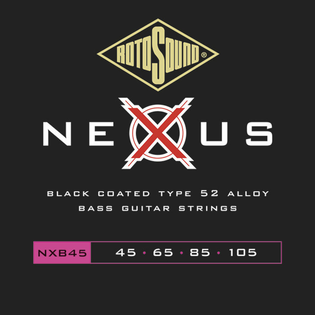 Rotosound E-Bass Saiten Nexus Coated - Set 4-str. Custom 45 65 85 105 (NXB45)