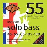 Rotosound E-Bass Saiten Solo Bass 55 - Satz 5-saitig Standard 45-130 (RS555LD)