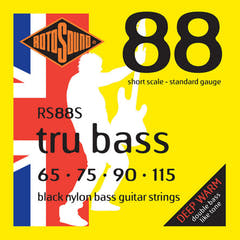 Rotosound E-Bass Saiten Tru Bass 88 - Set 4-saitig Short Standard // Short Mensur (30"/760mm) (RS88S)