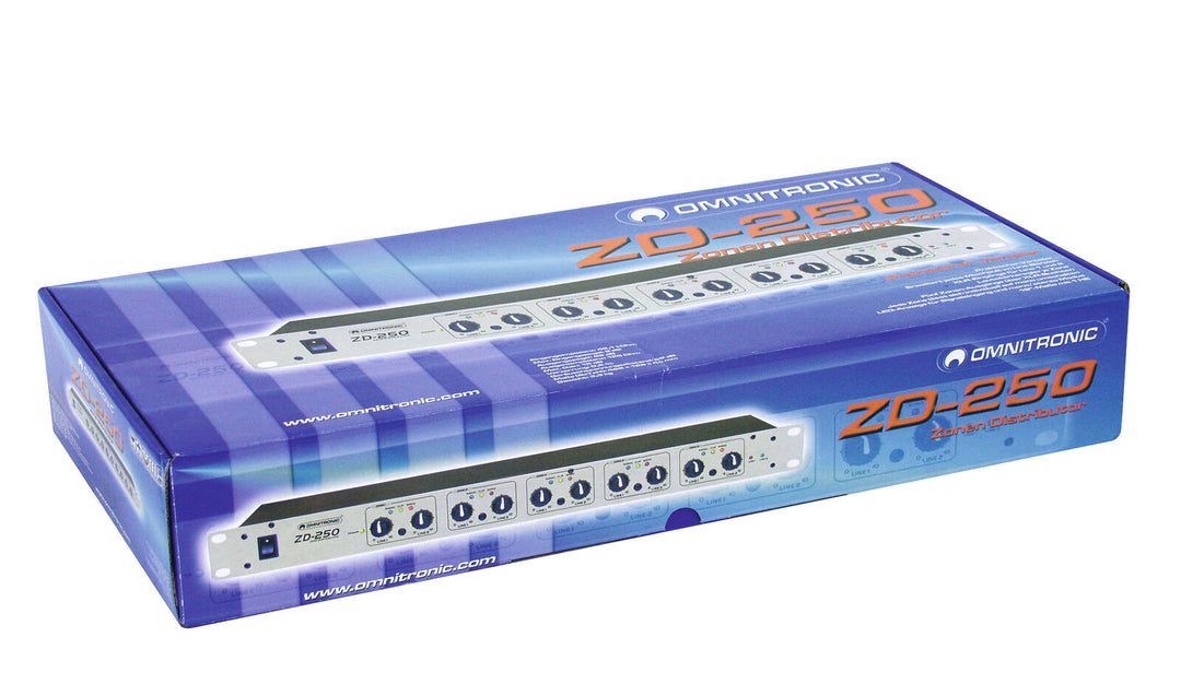 OMNITRONIC ZD-250 Zonenverteiler