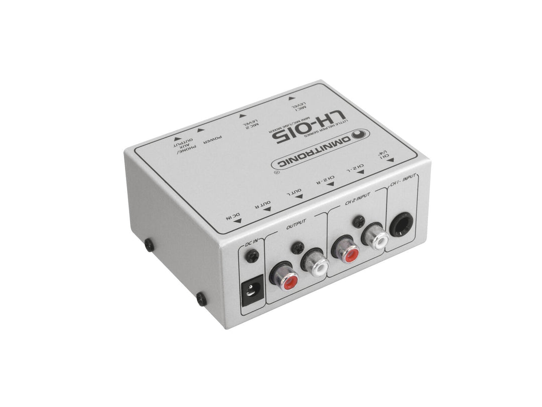OMNITRONIC LH-015 2-Kanal-Mikrofon-/Line-Mixer