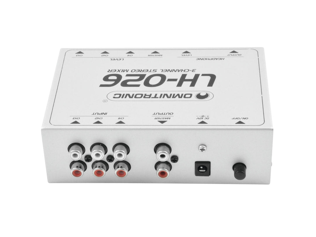 OMNITRONIC LH-026 3-Kanal-Stereomischer