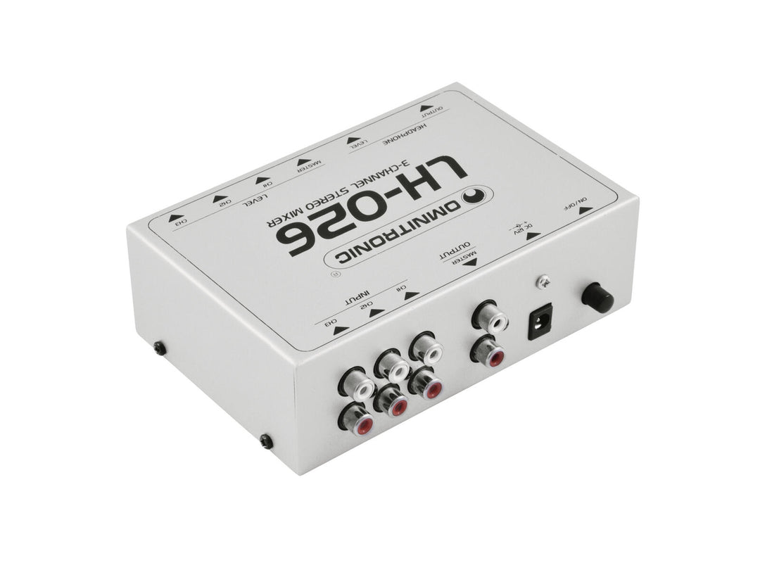 OMNITRONIC LH-026 3-Kanal-Stereomischer
