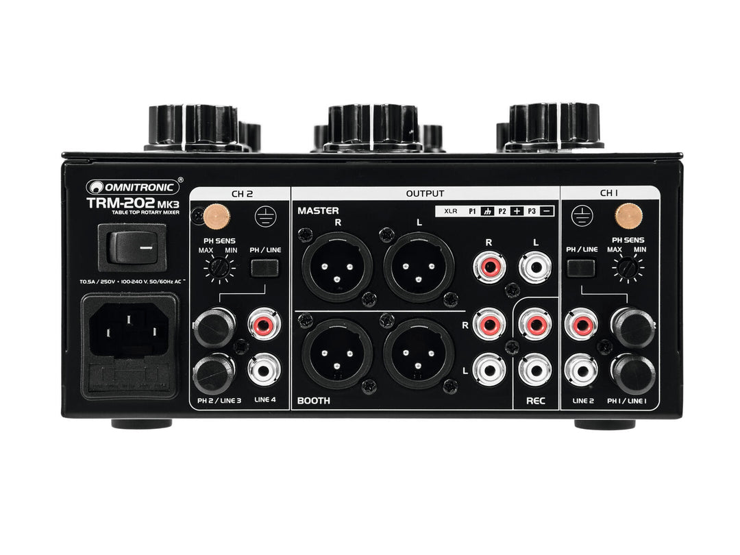 OMNITRONIC TRM-202MK3 2-Kanal-Drehmixer