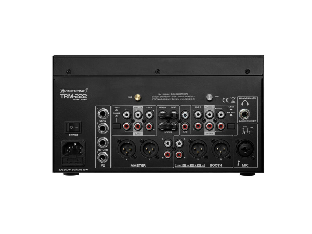OMNITRONIC TRM-222 2-Kanal-Drehmixer