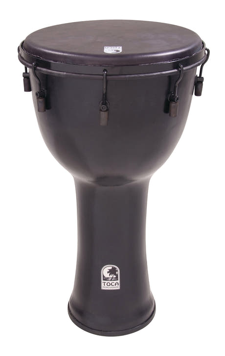 Toca Djembe Freestyle Mechanisch Gestimmt - Black Mamba (SFDMX-14BMB)