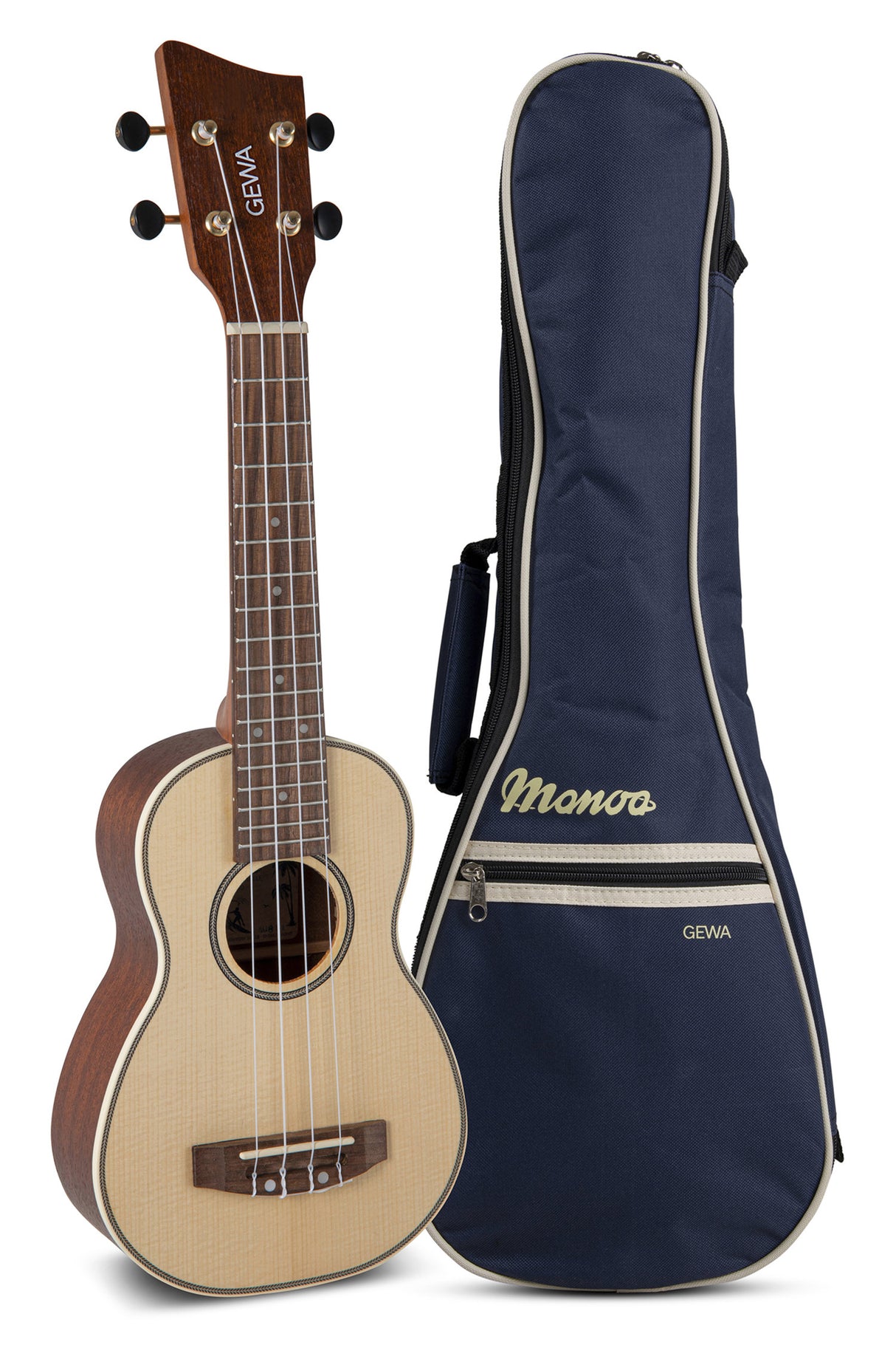 GEWA Sopran-Ukulele Manoa M-SO - Sopran (Sapelli matt)