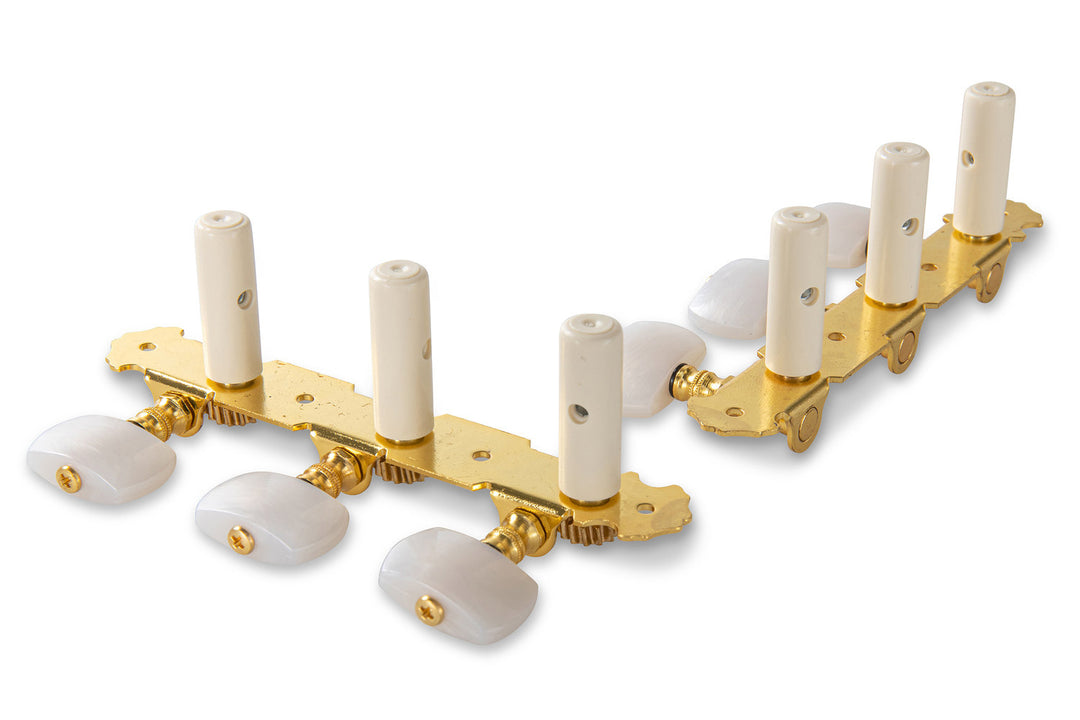 GEWA Mechaniken Klassische Gitarren - White Knopf (ohne Lyra)
