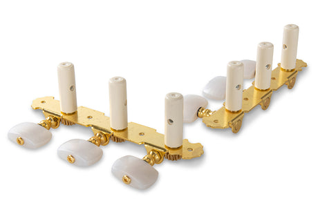 GEWA Mechaniken Klassische Gitarren - White Knopf (ohne Lyra)