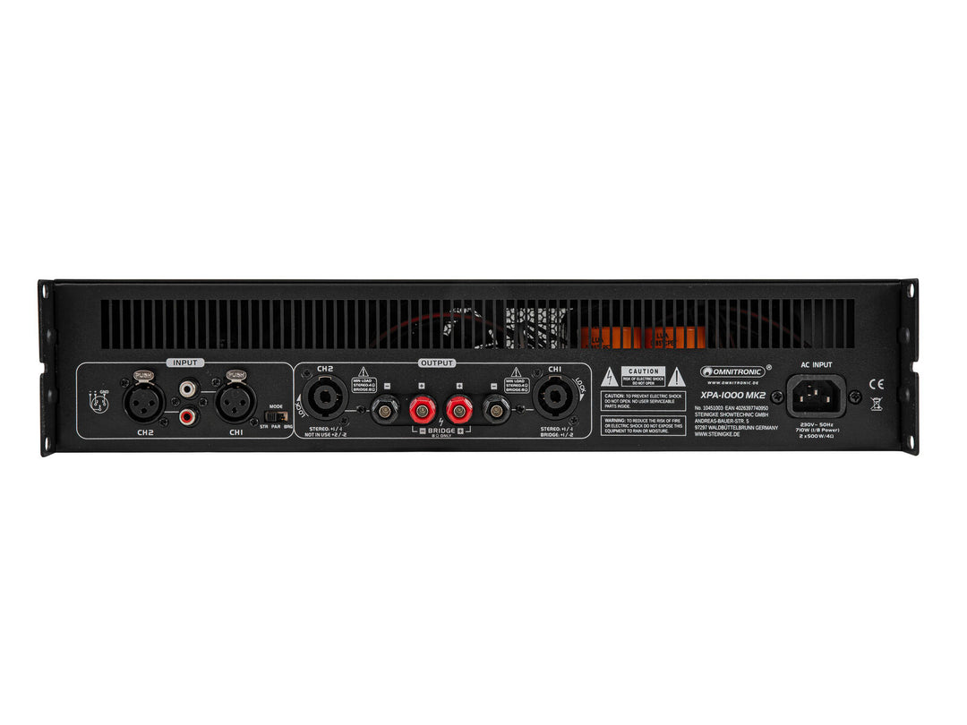 OMNITRONIC XPA-1000 MK2 Verstärker