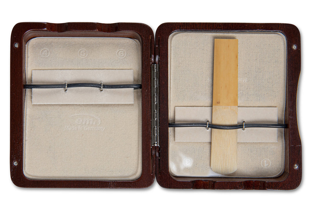 GEWA Blätter case Klarinette 6 Blätter - Rotbraun lackiertes Finish