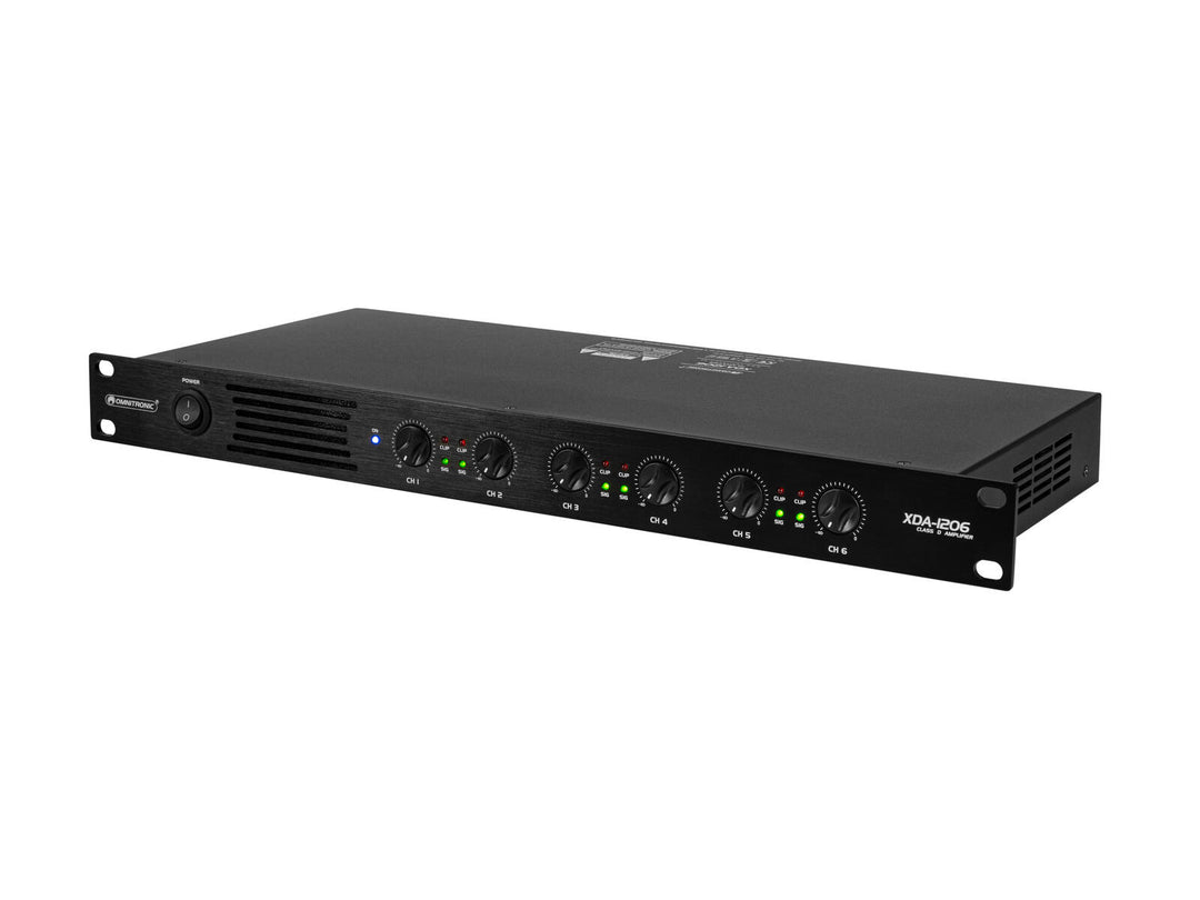 OMNITRONIC XDA-1206 6-Kanal-Class-D-Verstärker