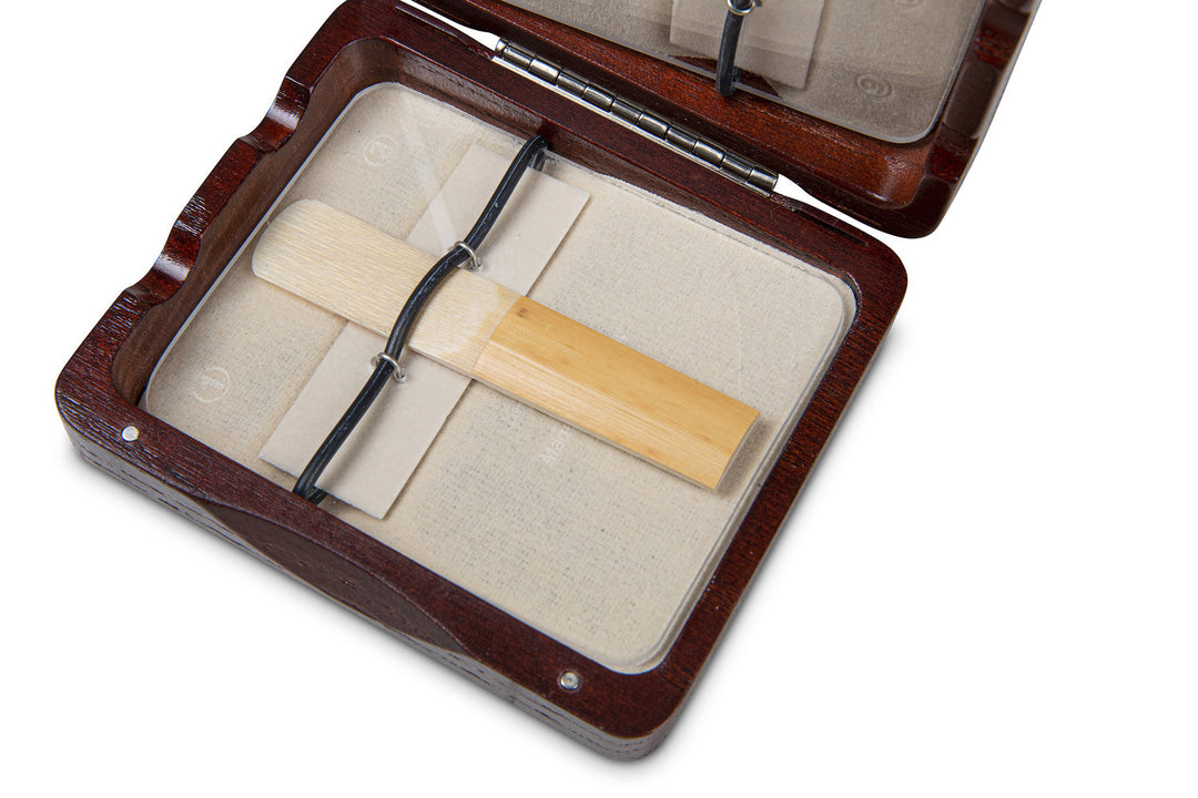GEWA Blätter case Klarinette 6 Blätter - Rotbraun lackiertes Finish