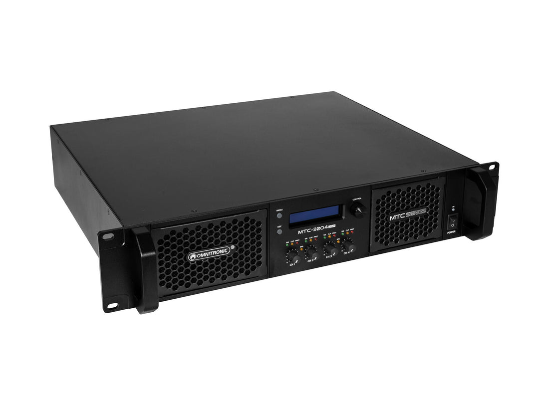 OMNITRONIC MTC-3204DSP 4-Kanal-Verstärker mit DSP
