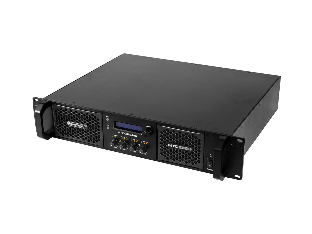 OMNITRONIC MTC-3204DSP 4-Kanal-Verstärker mit DSP
