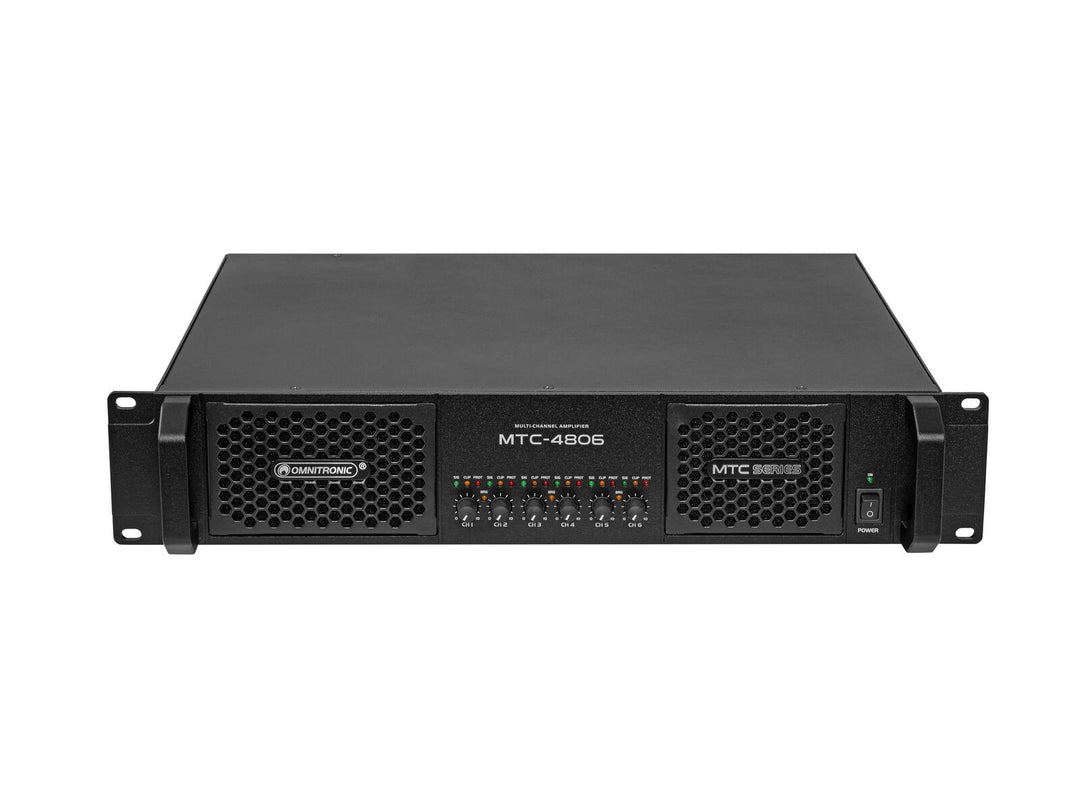 OMNITRONIC MTC-4806 6-Kanal-Verstärker