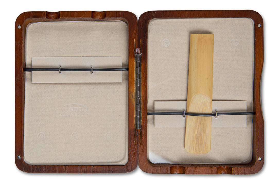 GEWA Reed case Tenorsaxophon 6 Blätter - Rotbraun lackiert