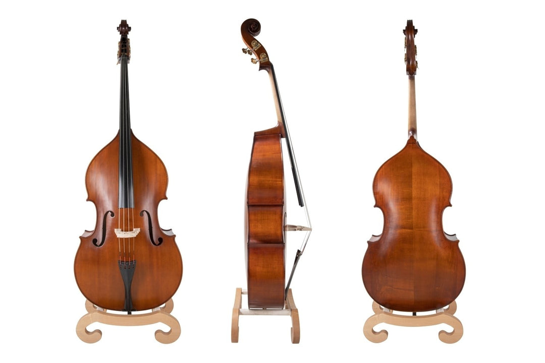 GEWA Kontrabass Premium Line Massivholz Modell - 3/4 Lefthand (Spielbereit vorbereitet in den GEWA Meisterwerkstätten)