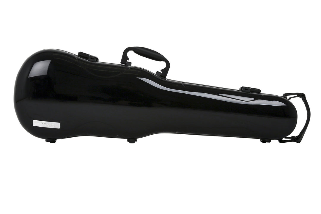 GEWA Formgeformte Geigen cases Air 1.7 - Black hochglanz (mit Seitenhandgriff)