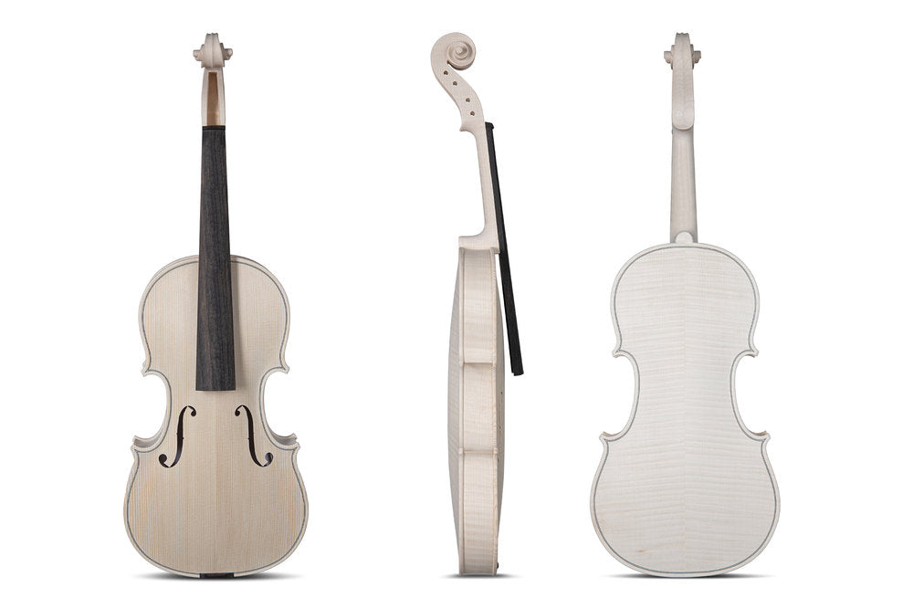 GEWA unlackierte Violine 4/4, Guarneri, stärker geflammt