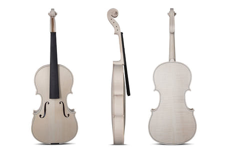 GEWA unlackierte Bratsche 40,8 cm, Stradivari, schön geflammt
