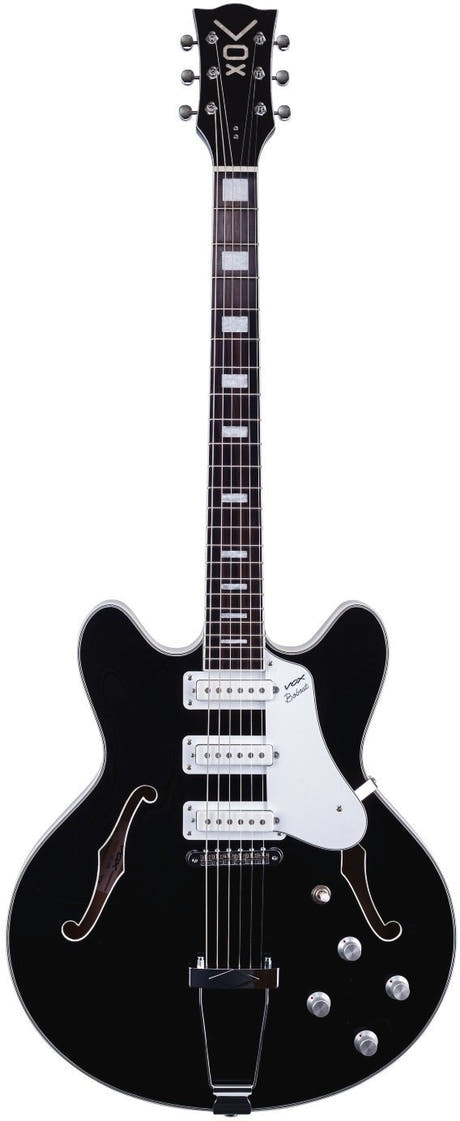 VOX BC-S66-BK Bobcat-Gitarre, Black.