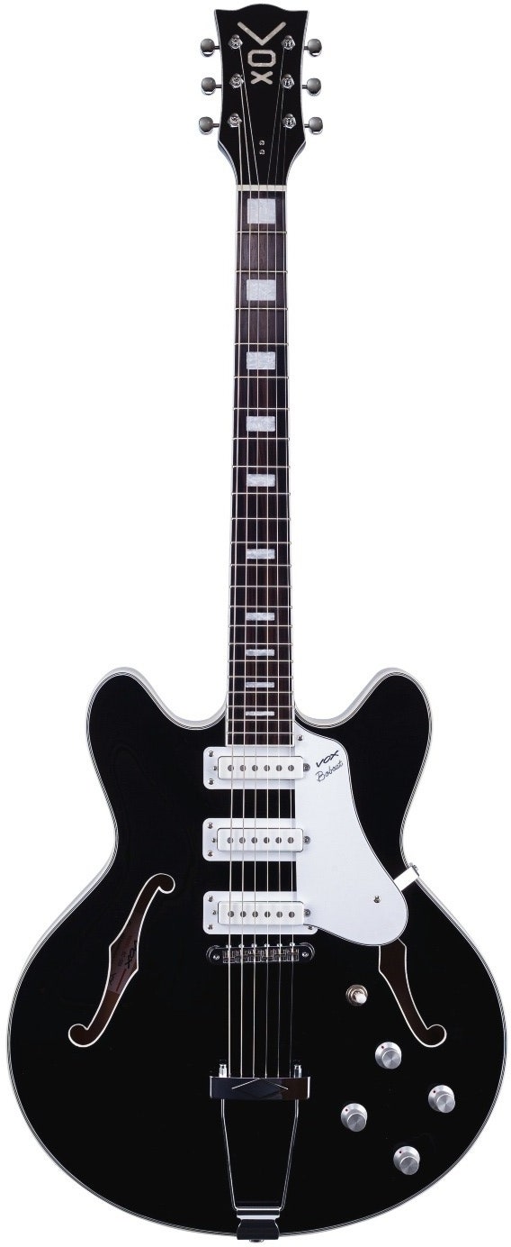 VOX BC-S66-BK Bobcat-Gitarre, Black.