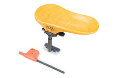 SAS Kinnhalter mit Carbonbasis, Ahorn, 24 mm hoch