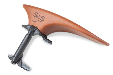 SAS Kinnstütze mit Carbonbasis, Birnbaum, 28 mm hoch
