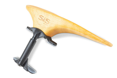 SAS Kinnhalter mit Carbonbasis, Ahorn, 28 mm hoch