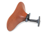 SAS Kinnhalter mit Carbonbasis, Birnbaumholz, 32 mm hoch