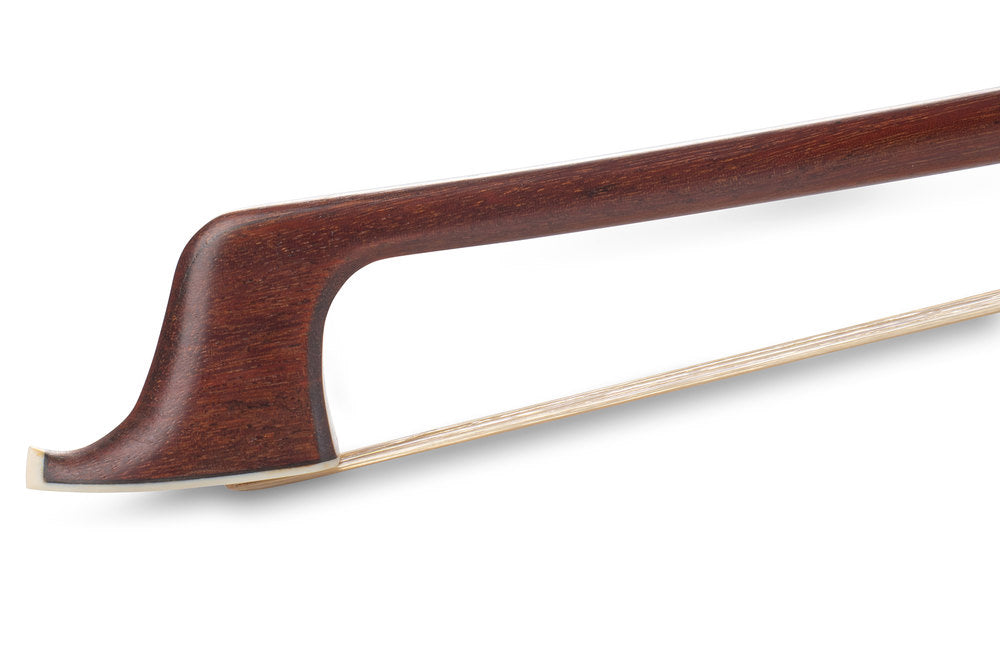 W. E. Dörfler cellobogen aus Pernambuk, runder Stab, Silber