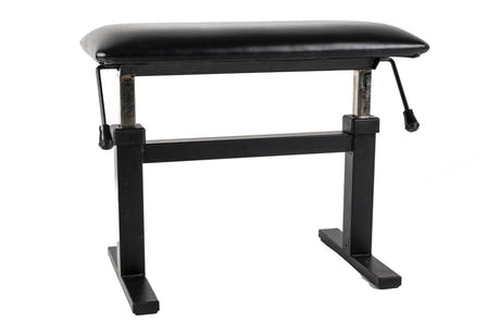 GEWA Klavierbank Autolift XL - Bezug schwarzes Kunstleder