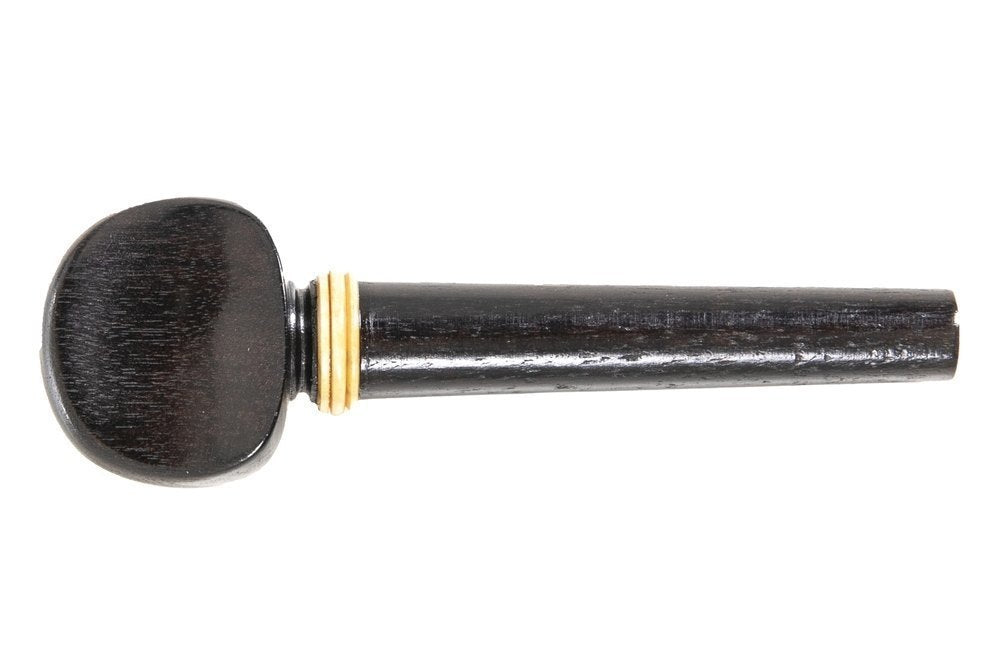 GEWA Geigenwirbel aus Ebenholz, mit Ringen, mitteldick, 4 Stück