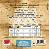 Savarez A140M Acoustic Phosphor Bronze, medium .013 bis .056