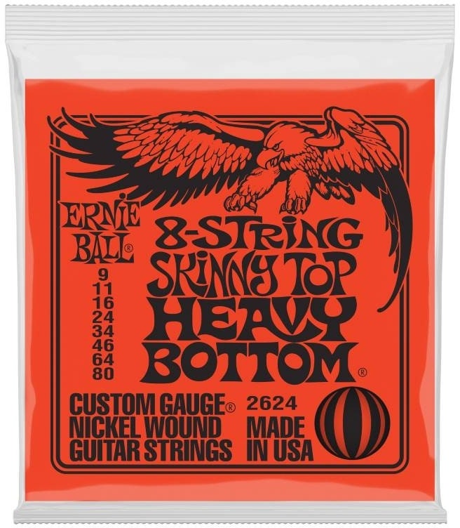 Ernie Ball 2624 8-String Skinny Top Heavy Bottom