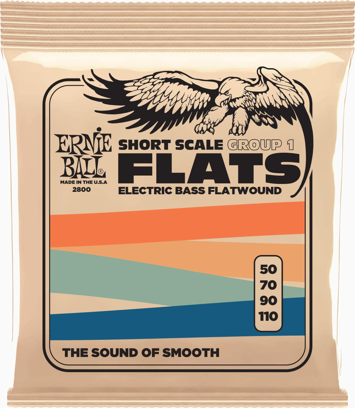 Ernie Ball 2800 Flatwound GR1 Short Scale