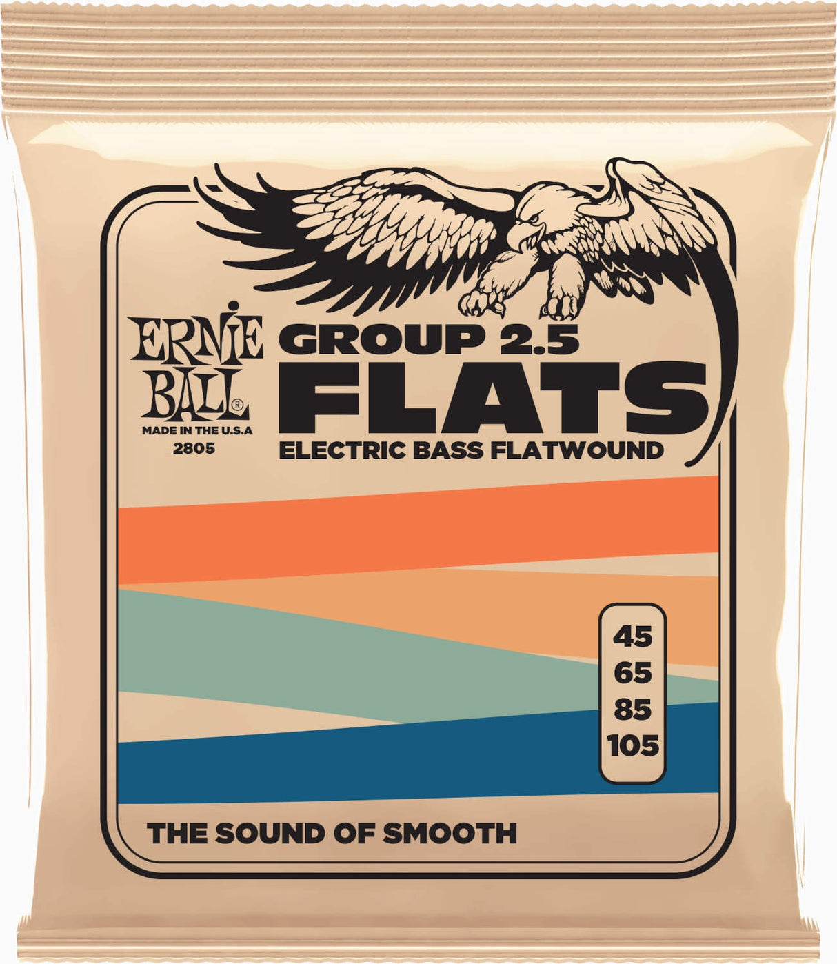 Ernie Ball 2805 Flatwound Gruppe 2.5